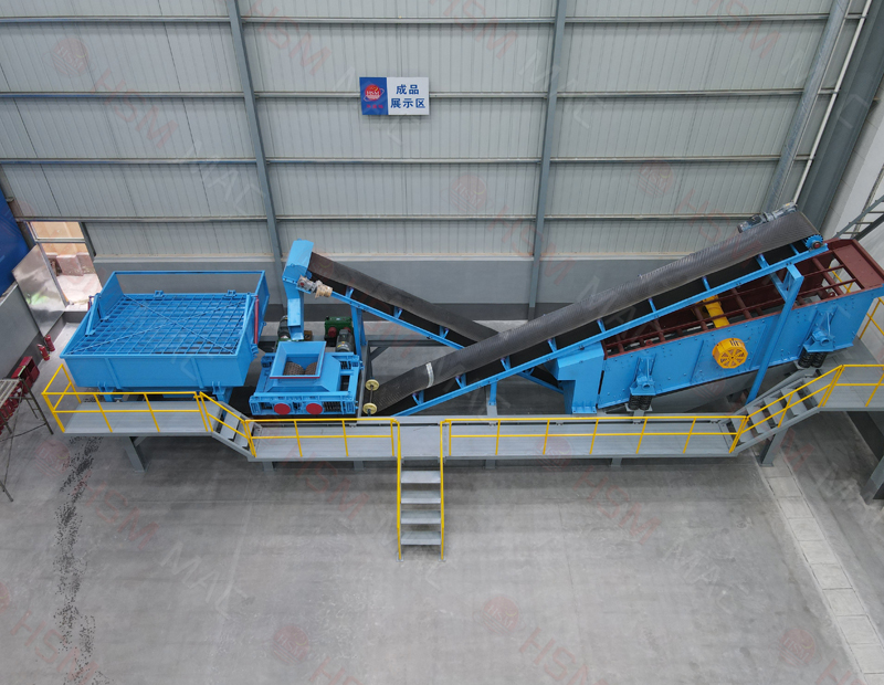 瀝青銑刨料破碎生產(chǎn)線 